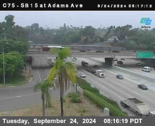 SB 15 at Adams Ave (On Ramp)