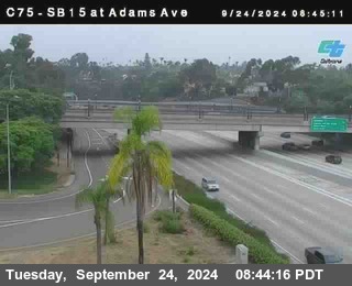 SB 15 at Adams Ave (On Ramp)