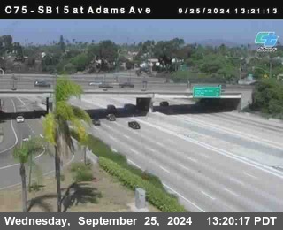 SB 15 at Adams Ave (On Ramp)