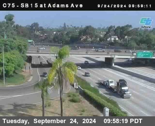 SB 15 at Adams Ave (On Ramp)