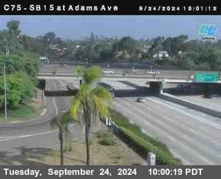 SB 15 at Adams Ave (On Ramp)