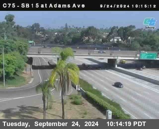 SB 15 at Adams Ave (On Ramp)