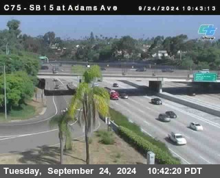 SB 15 at Adams Ave (On Ramp)