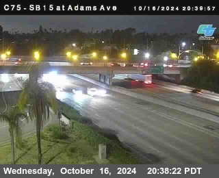 SB 15 at Adams Ave (On Ramp)