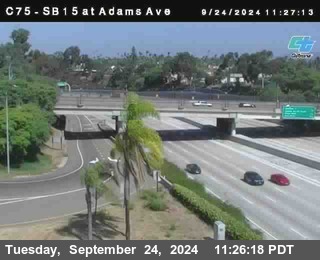 SB 15 at Adams Ave (On Ramp)