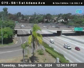 SB 15 at Adams Ave (On Ramp)