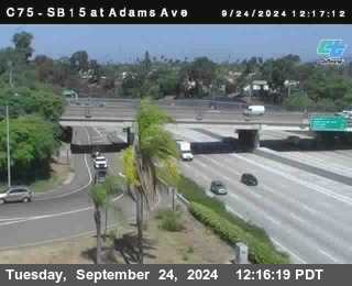 SB 15 at Adams Ave (On Ramp)