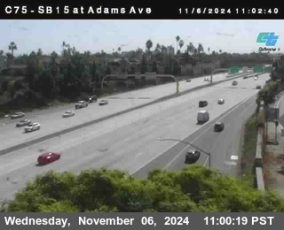 SB 15 at Adams Ave (On Ramp)