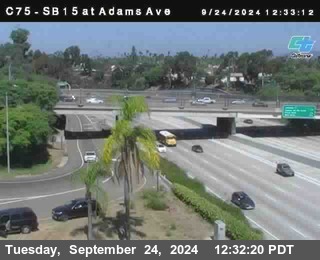 SB 15 at Adams Ave (On Ramp)