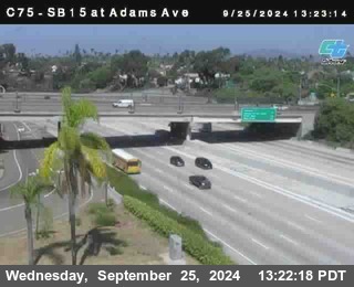 SB 15 at Adams Ave (On Ramp)