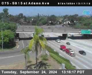 SB 15 at Adams Ave (On Ramp)