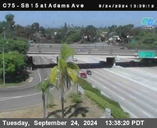 SB 15 at Adams Ave (On Ramp)