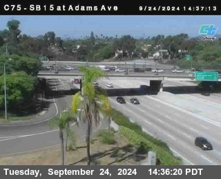 SB 15 at Adams Ave (On Ramp)