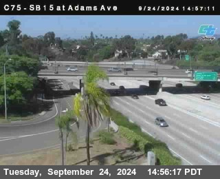 SB 15 at Adams Ave (On Ramp)