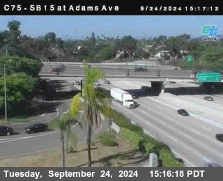 SB 15 at Adams Ave (On Ramp)