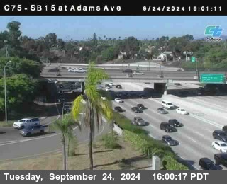 SB 15 at Adams Ave (On Ramp)