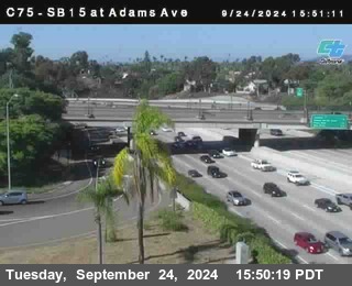 SB 15 at Adams Ave (On Ramp)