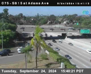 SB 15 at Adams Ave (On Ramp)