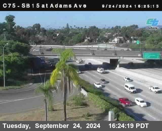 SB 15 at Adams Ave (On Ramp)