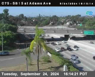 SB 15 at Adams Ave (On Ramp)