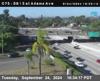 SB 15 at Adams Ave (On Ramp)