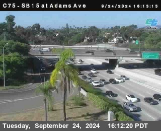 SB 15 at Adams Ave (On Ramp)