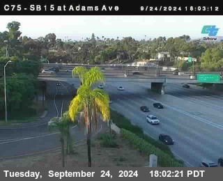 SB 15 at Adams Ave (On Ramp)