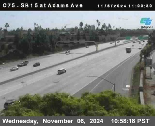 SB 15 at Adams Ave (On Ramp)