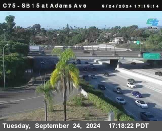 SB 15 at Adams Ave (On Ramp)