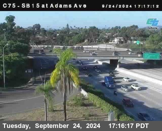 SB 15 at Adams Ave (On Ramp)