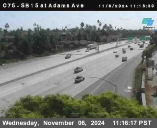 SB 15 at Adams Ave (On Ramp)