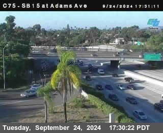 SB 15 at Adams Ave (On Ramp)