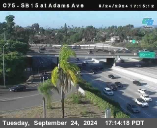 SB 15 at Adams Ave (On Ramp)