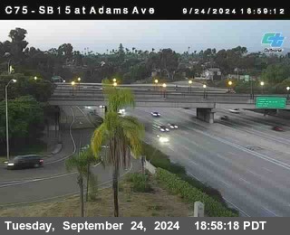 SB 15 at Adams Ave (On Ramp)