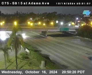 SB 15 at Adams Ave (On Ramp)