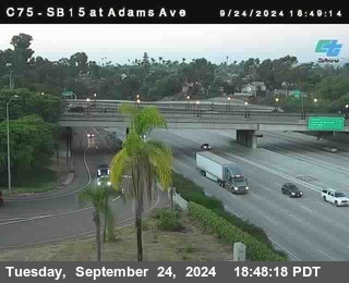 SB 15 at Adams Ave (On Ramp)