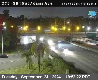 SB 15 at Adams Ave (On Ramp)