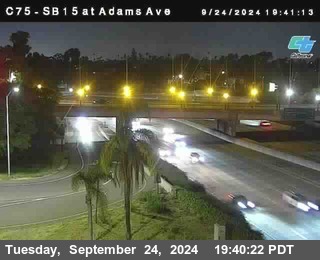 SB 15 at Adams Ave (On Ramp)