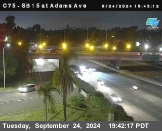 SB 15 at Adams Ave (On Ramp)