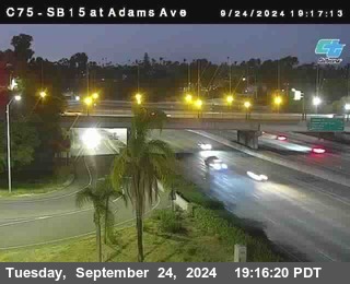 SB 15 at Adams Ave (On Ramp)