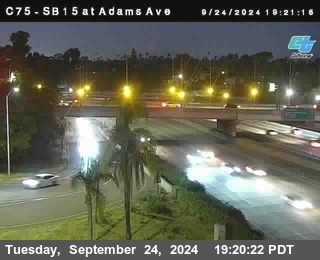 SB 15 at Adams Ave (On Ramp)