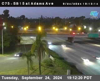 SB 15 at Adams Ave (On Ramp)