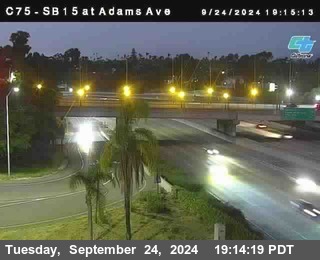 SB 15 at Adams Ave (On Ramp)