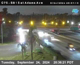 SB 15 at Adams Ave (On Ramp)