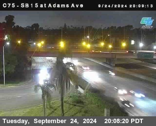 SB 15 at Adams Ave (On Ramp)