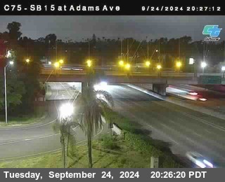 SB 15 at Adams Ave (On Ramp)