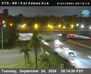 SB 15 at Adams Ave (On Ramp)