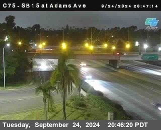 SB 15 at Adams Ave (On Ramp)