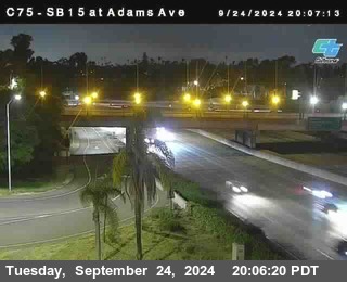 SB 15 at Adams Ave (On Ramp)