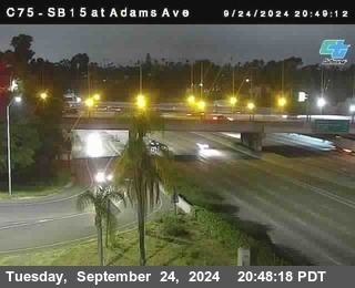 SB 15 at Adams Ave (On Ramp)